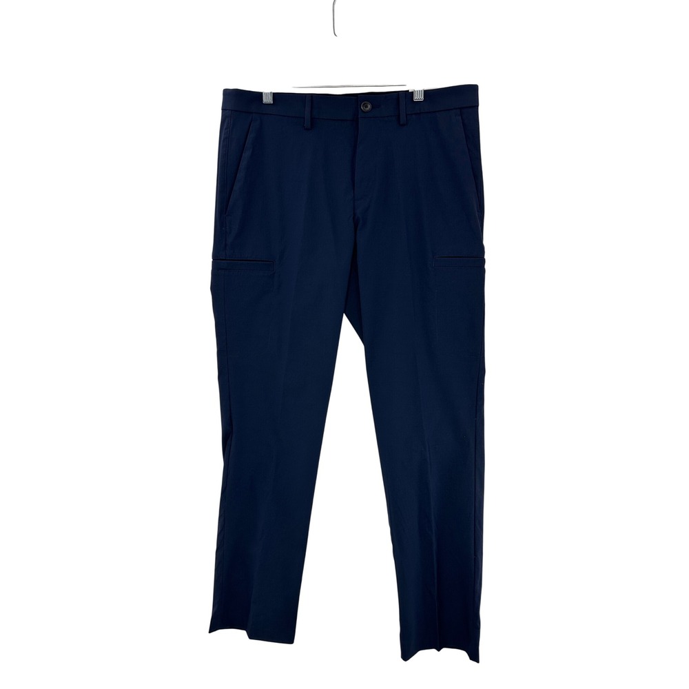 Perry Ellis Portfolio‎ Men's Navy Flex Stretch Slim Fit Cargo Pants 33x32